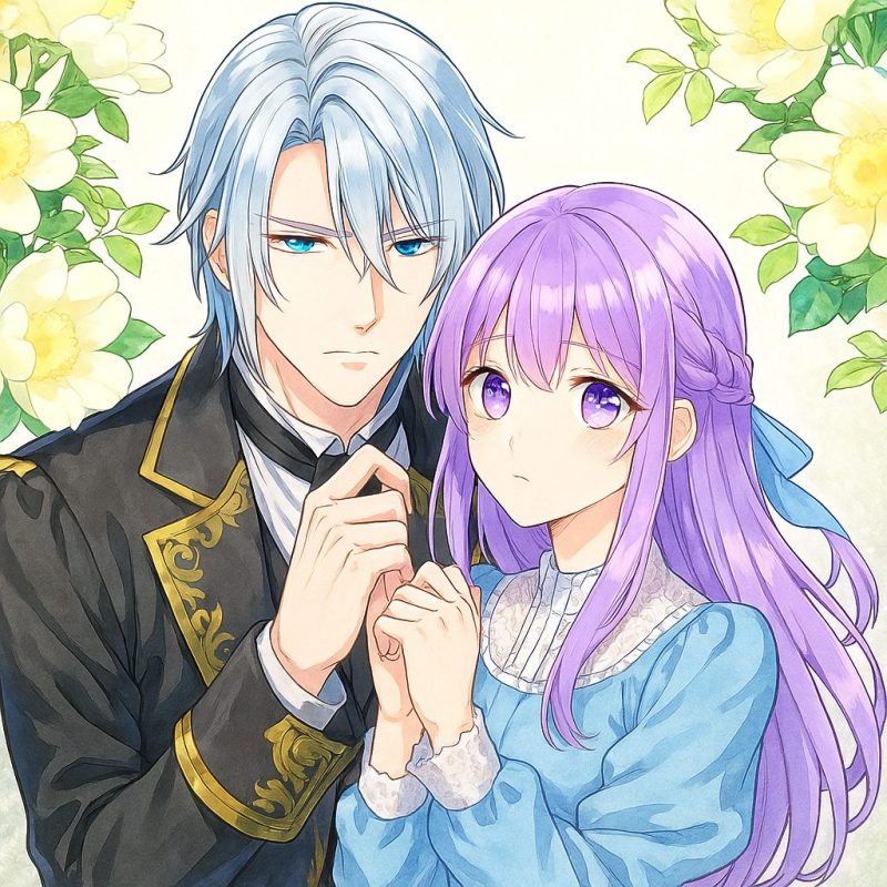 花に囲まれた誓い