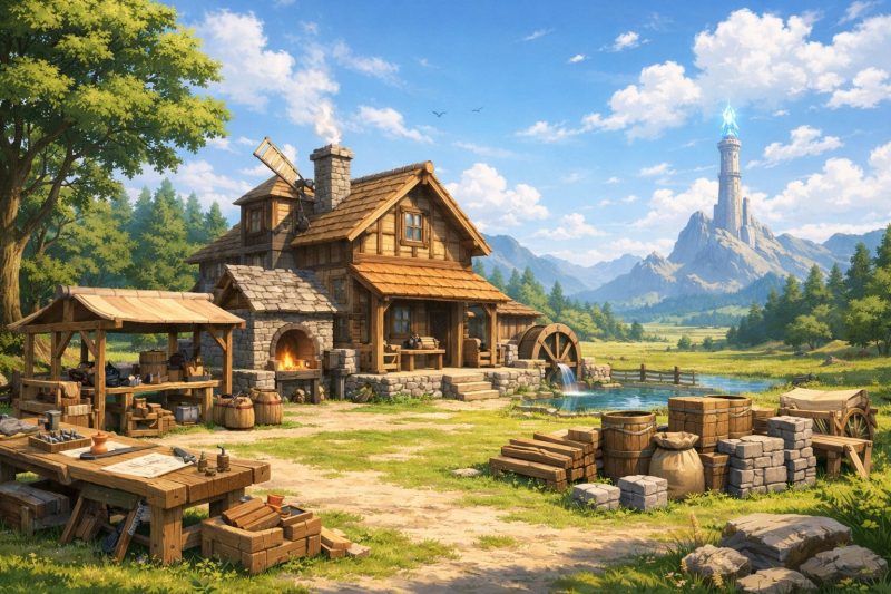 異世界で始まるクラフト拠点