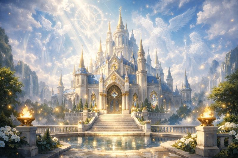 神々に見守られる聖女の城