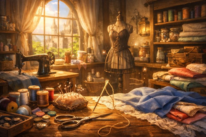 異世界の裁縫部屋と針糸