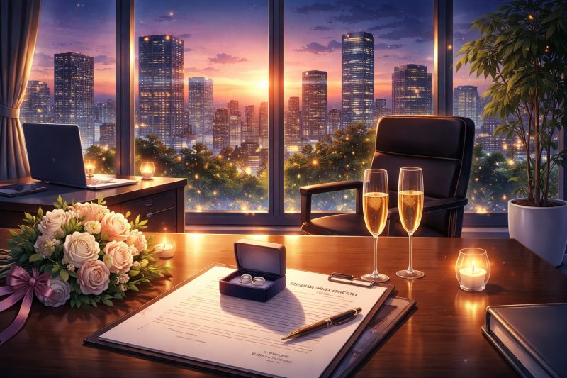 オフィスの結婚前夜