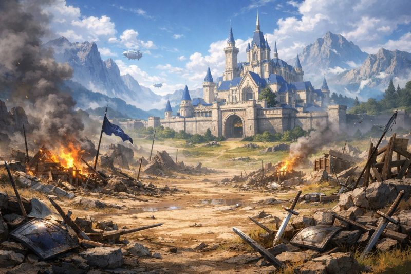 異世界の戦場と騎士学院