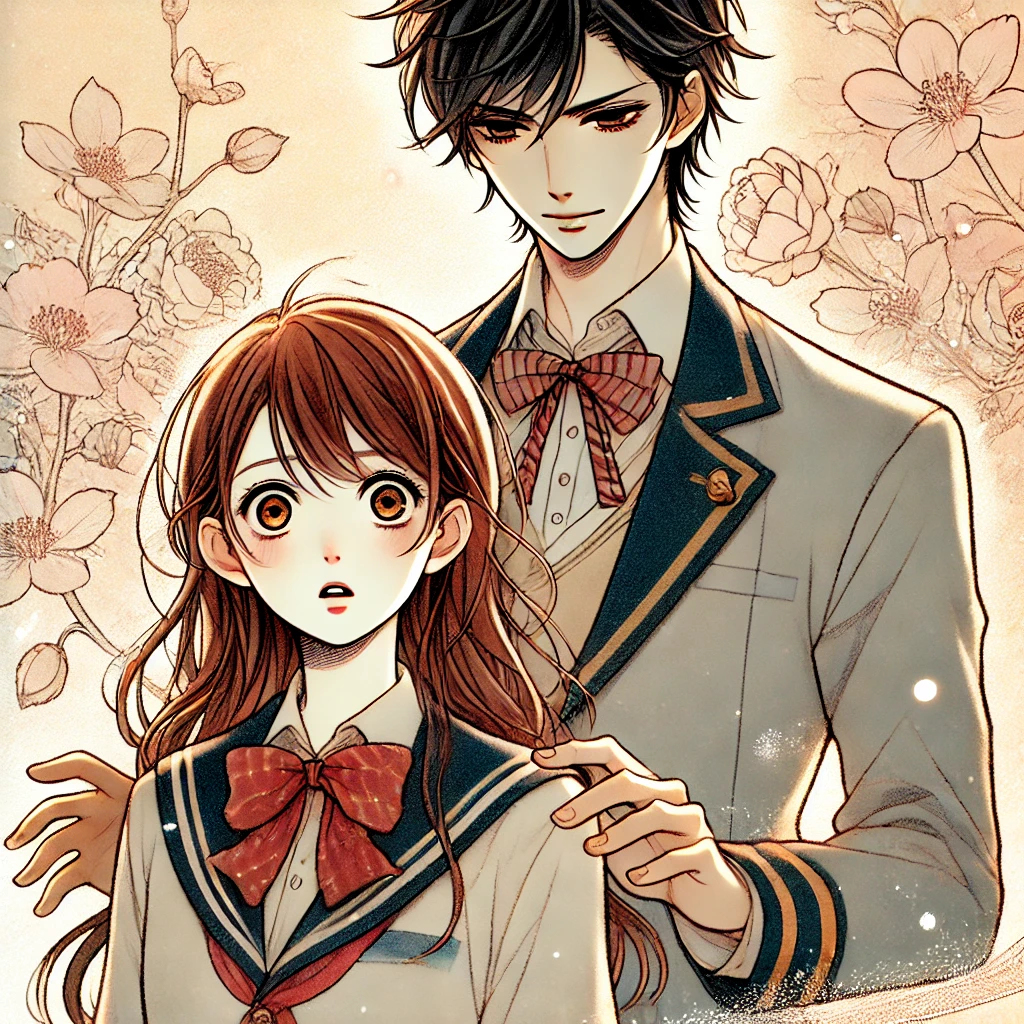 女の子の方を抱こうとする男の子