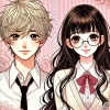 純愛ロマンチック風 高校生カップル