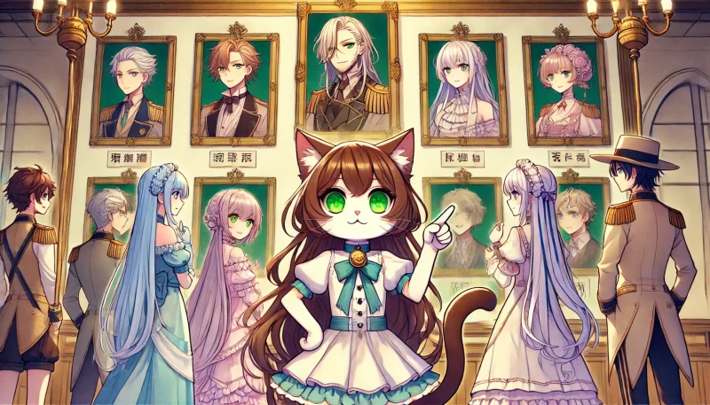 猫とキャラ紹介
