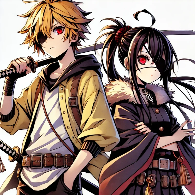 双子が戦いに挑む姿