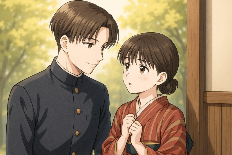 見つめ合う二人