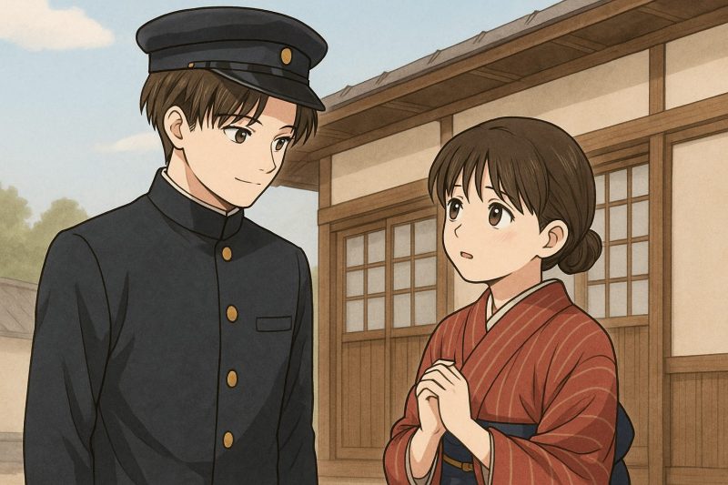 寄り添う二人