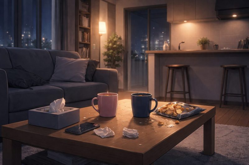 すれ違う同棲生活の夜