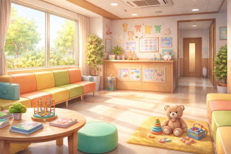 小児科待合室の温もり