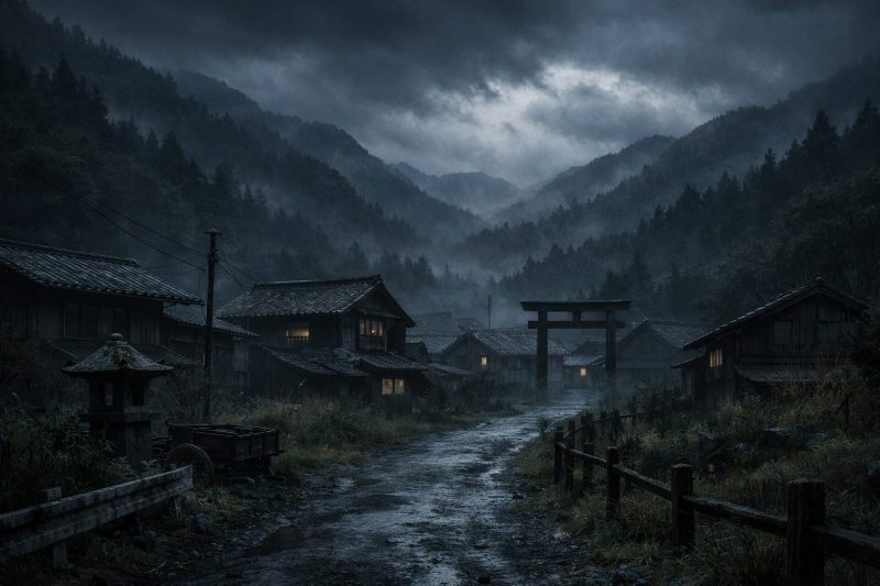 山奥の村に漂う不穏な気配