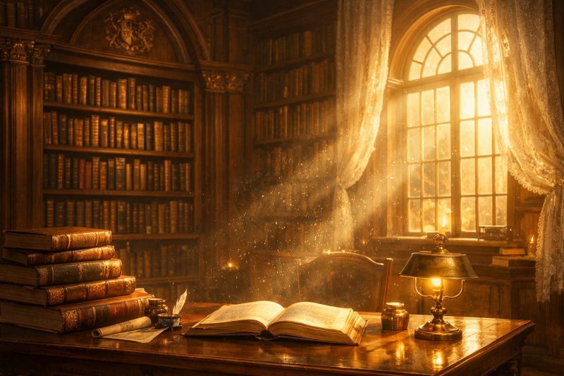 王宮書庫に差す光