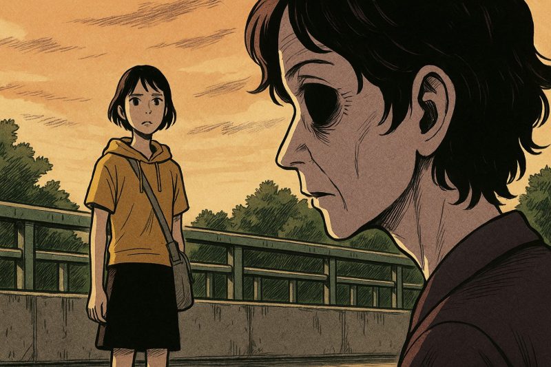 夕暮れの監視の視線