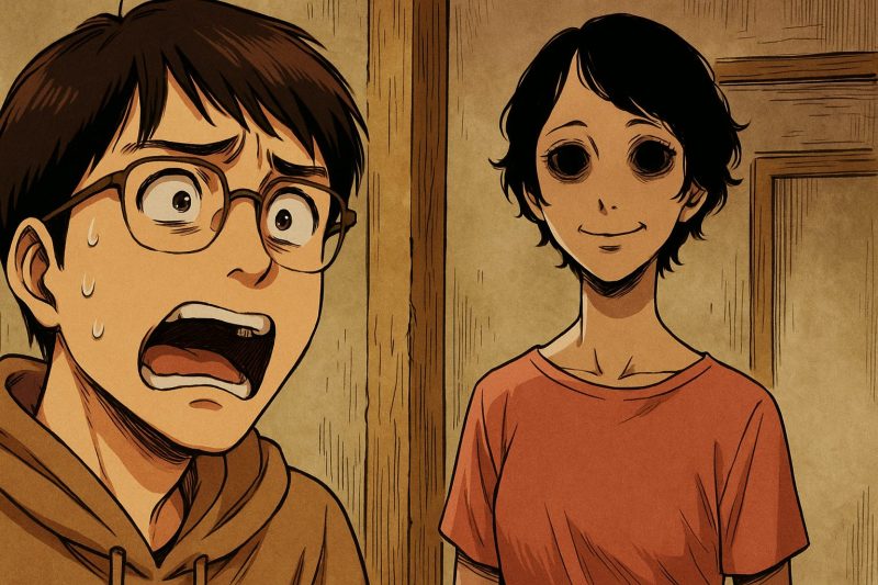 にらみ合う二人の恐怖
