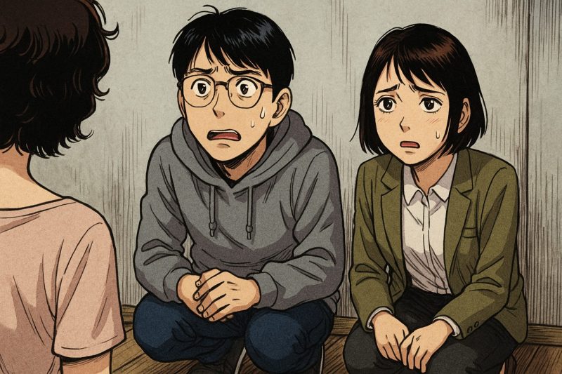 読後の感想を語る二人