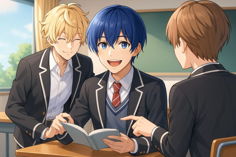 読書感想の教室風景