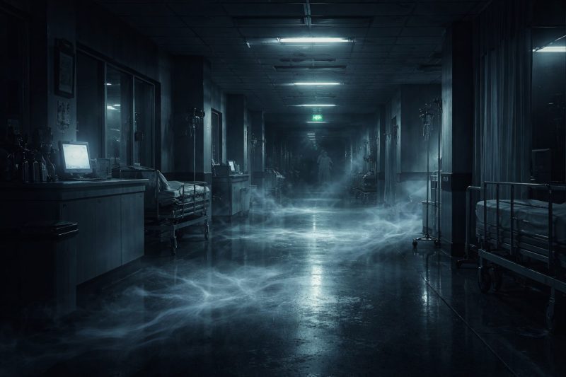 夜の病院に漂う気配