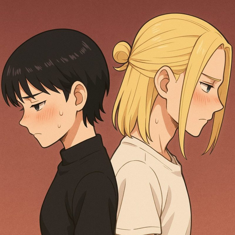 背を向けたすれ違い