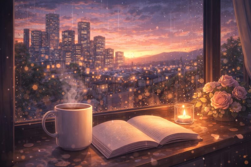 静かな夜の読書時間