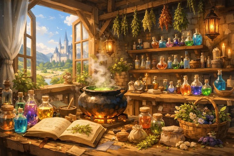 異世界の薬草工房