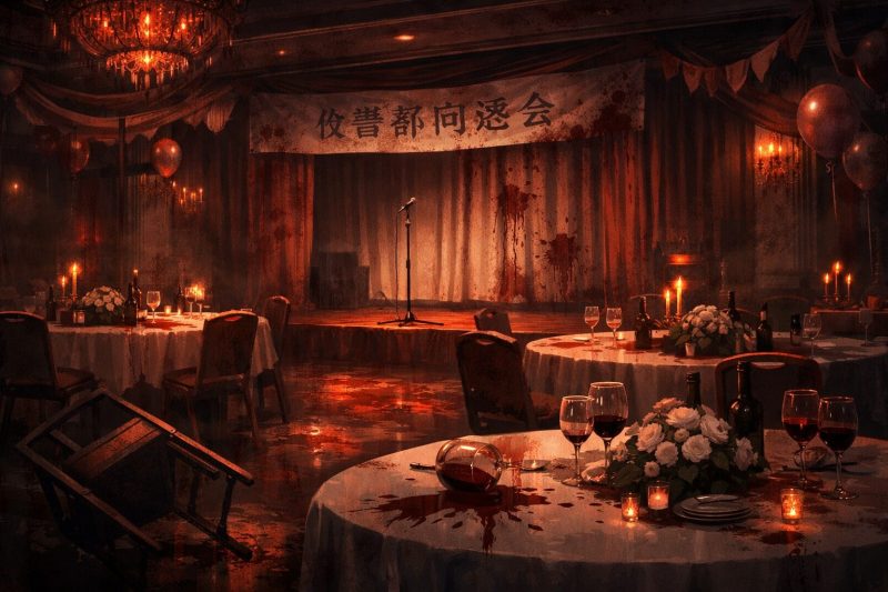 不穏な同窓会会場