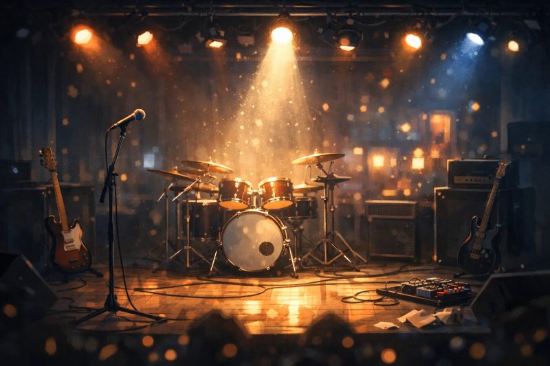 誰もいないライブハウス