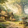 森の中の魔法使いの屋敷