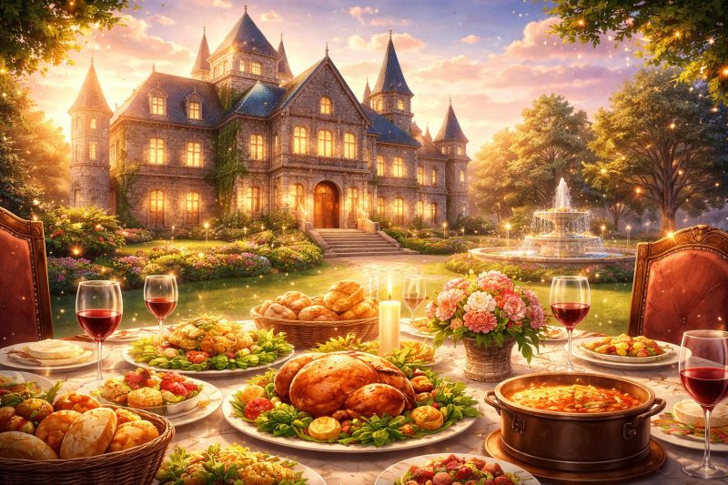 異世界の屋敷と温かな食卓