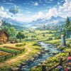 異世界の静かな山村
