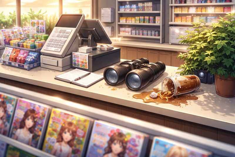 怪しいレジ周りの小物
