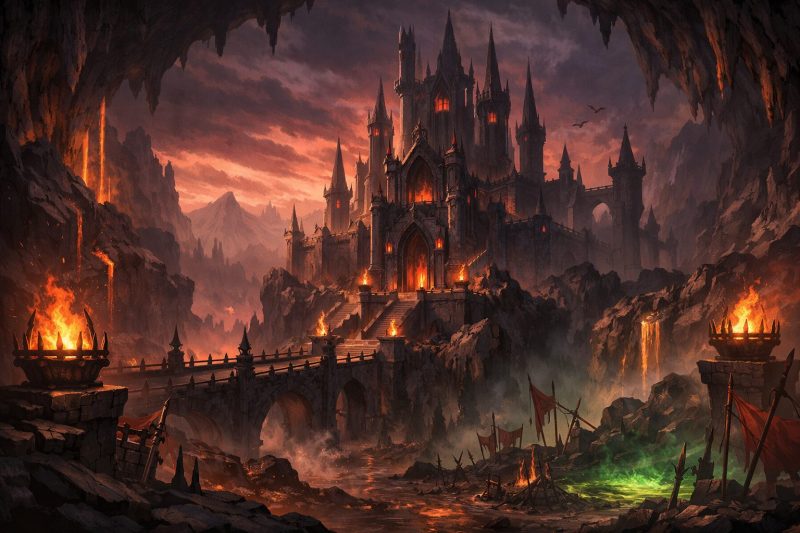 異世界の魔王軍の城