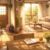 やさしい午後のリビング