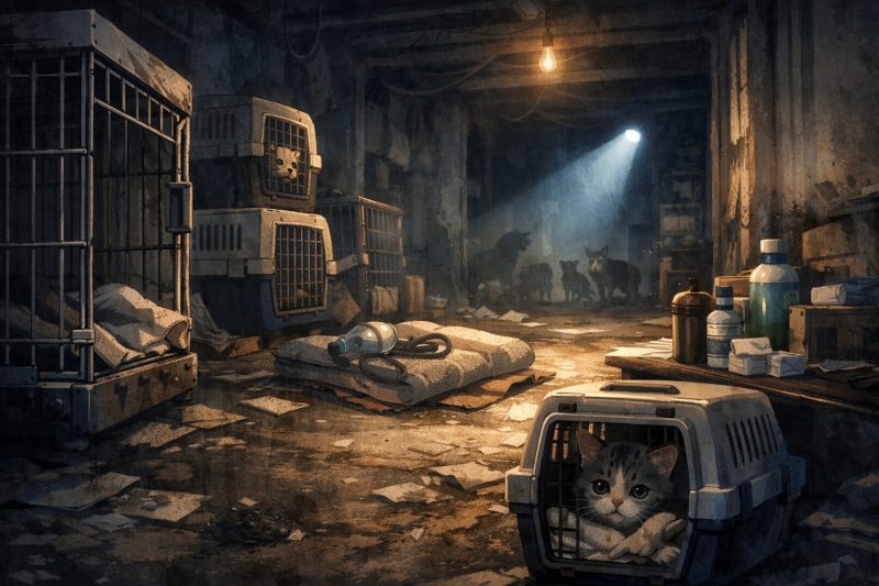 保護現場の静かな決意