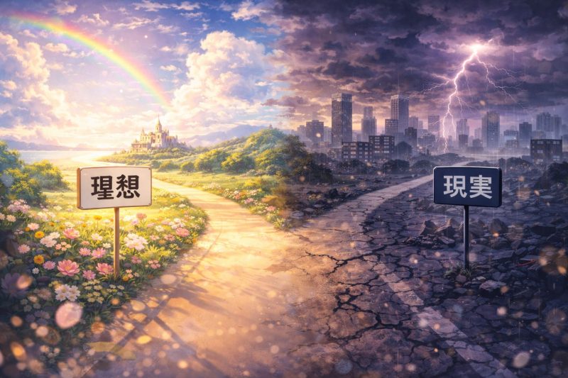 理想と現実の分岐