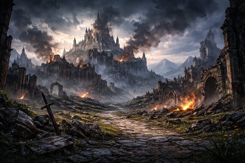 滅びた王都の廃墟