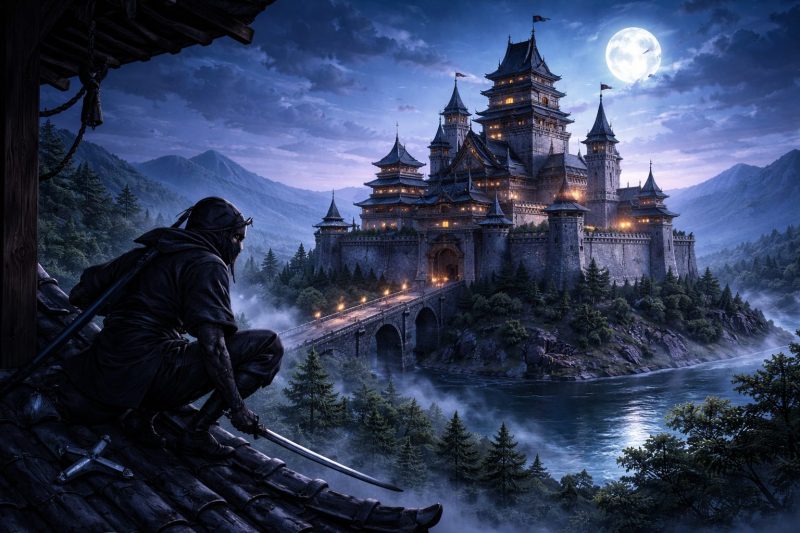 異世界城と忍び影