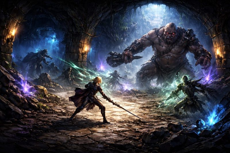 深層ダンジョン戦闘