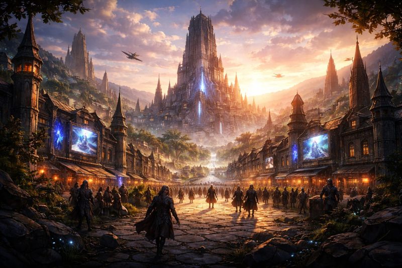 夜明けの探索都市