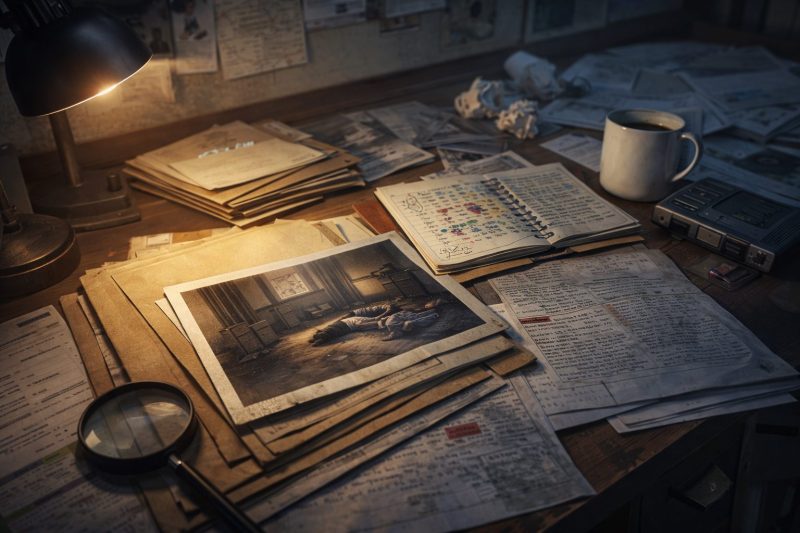 事件写真と取材資料