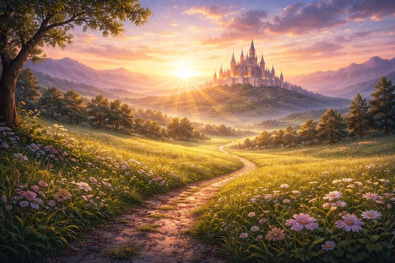 夜明けの異世界フィールド