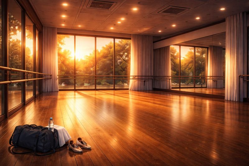 夕暮れのダンスフロア