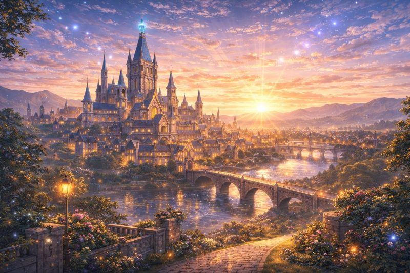 魔法都市の遠景