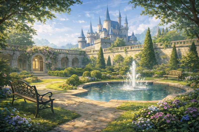 静かな魔法士団の庭