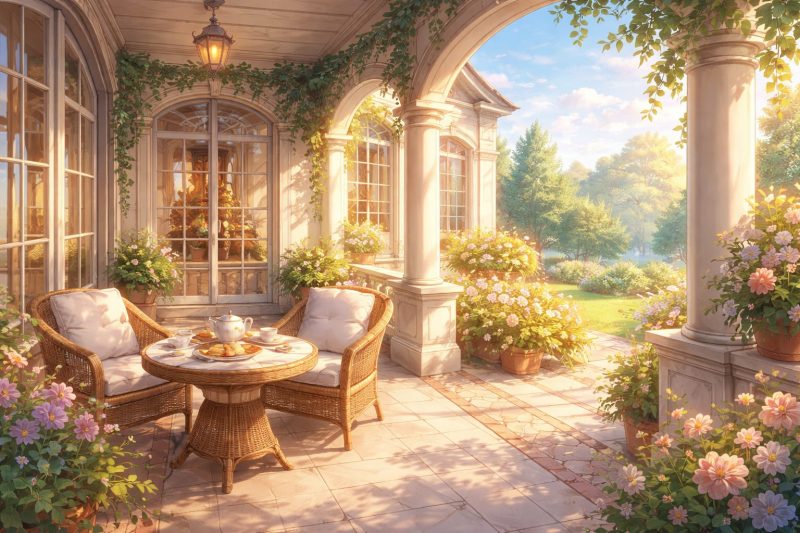 陽だまりのテラス