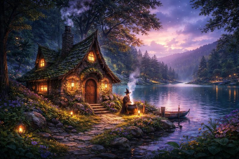 湖畔の魔女の庵