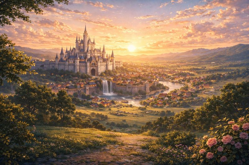 王国の平和な朝