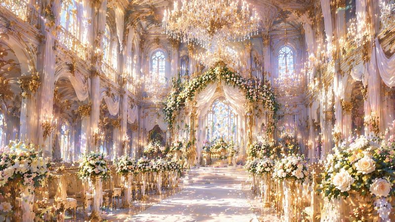 豪華な貴族の結婚式場