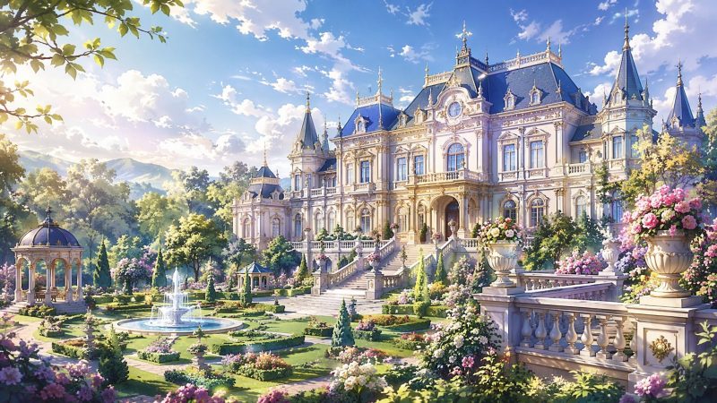 異世界の公爵邸と庭園