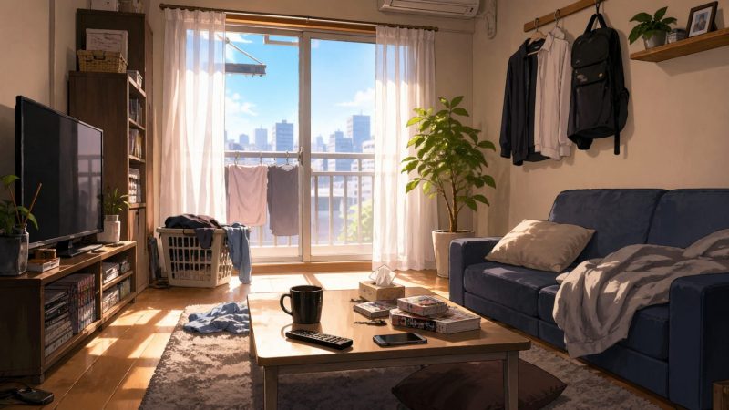 ヒモと同居の部屋