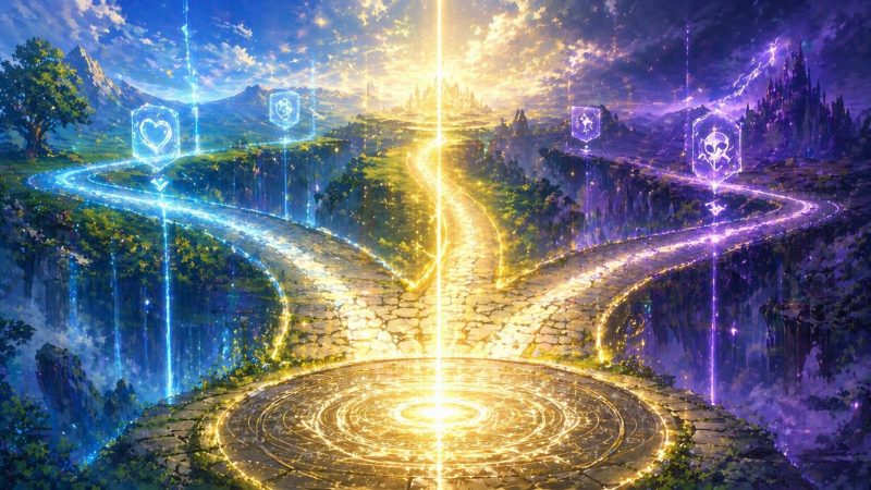 選択分岐の光道